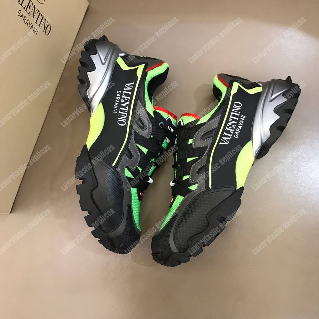 Valentino Climbers Sneaker Black/Green