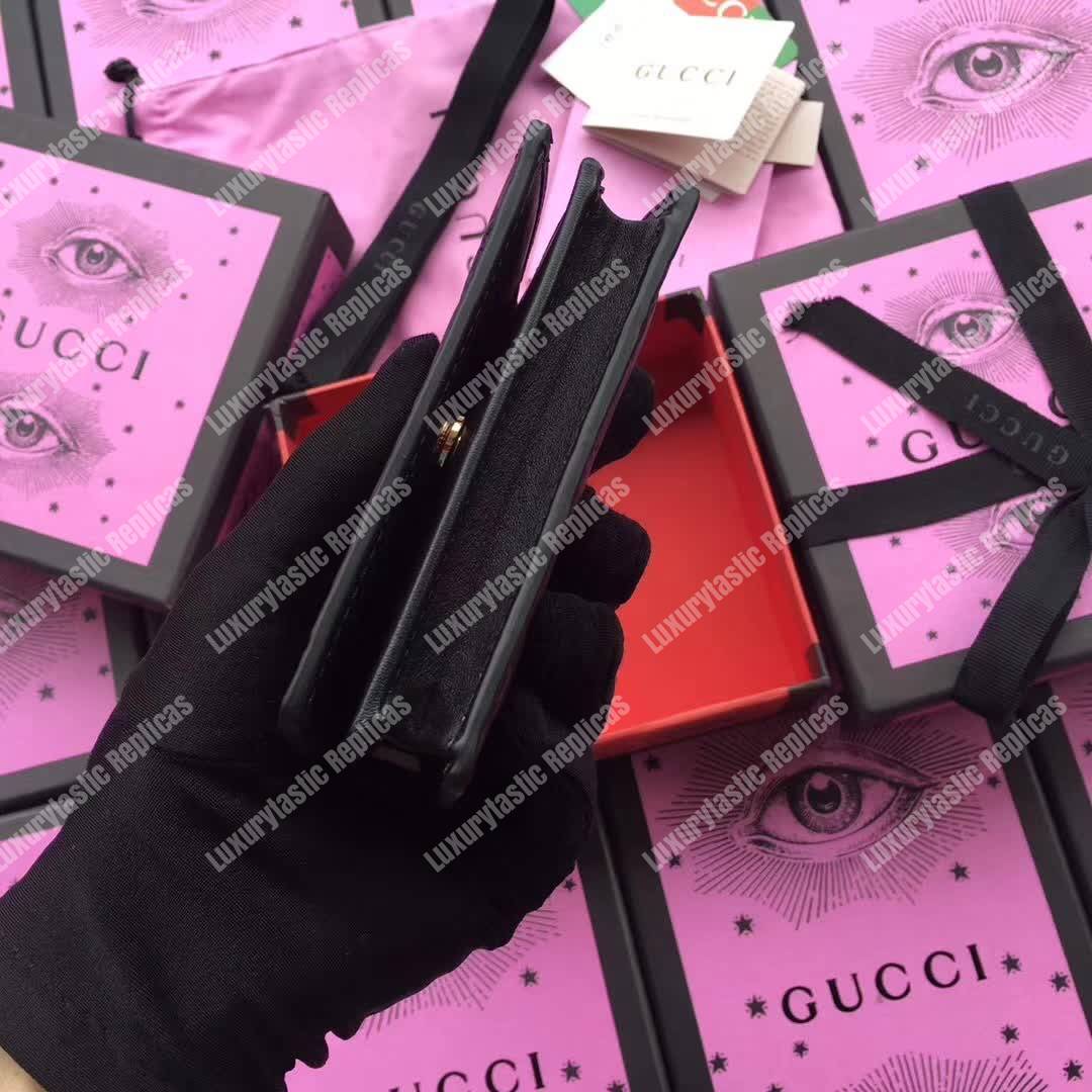 G*u*i signature card case in black