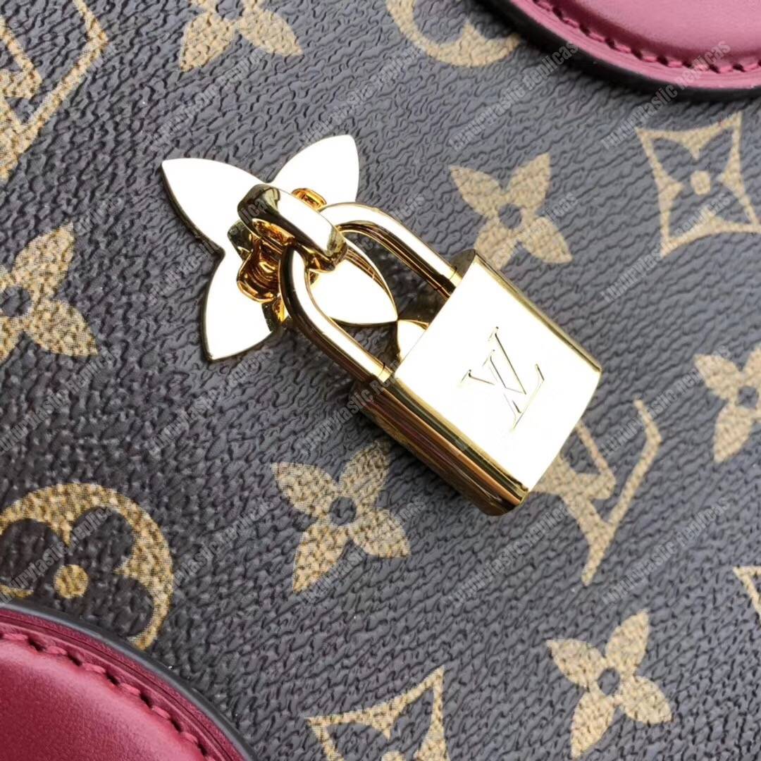 LV Flower Zipped Tote Pm Monogram canvas Lie de Vin