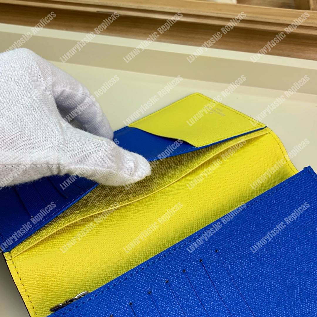 LV Brazza Wallet Epi Leather Damier Graphite