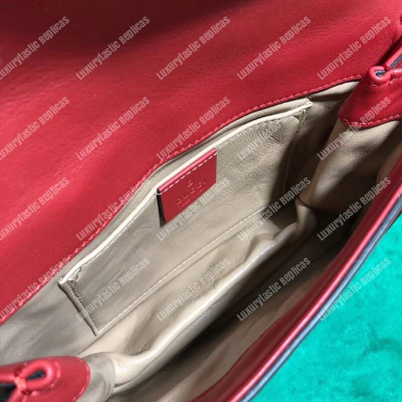 G*u*i broadway leather mini bag red