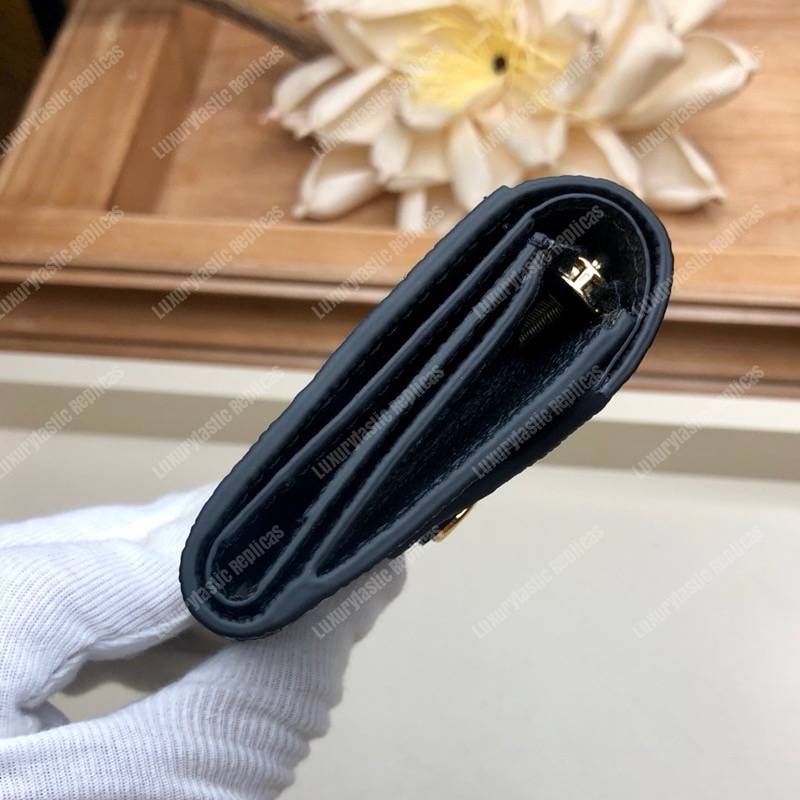 LV Zoé Wallet Monogram Empreinte Black