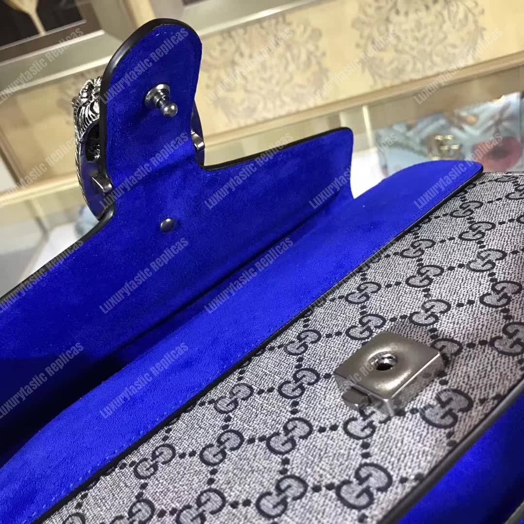 G*u*i dionysus gg blooms shoulder bag blue beige/ebony