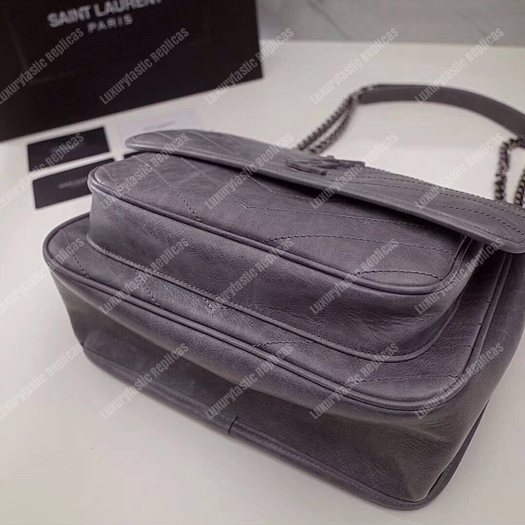 Saint Laurent Niki Medium Storm Vintage