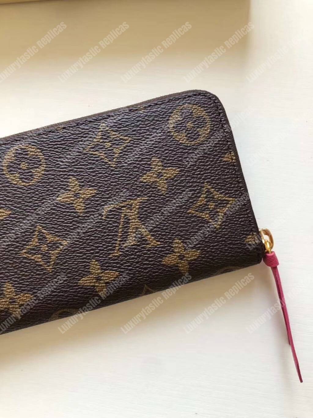 LV Clemence Wallet Monogram Freesia