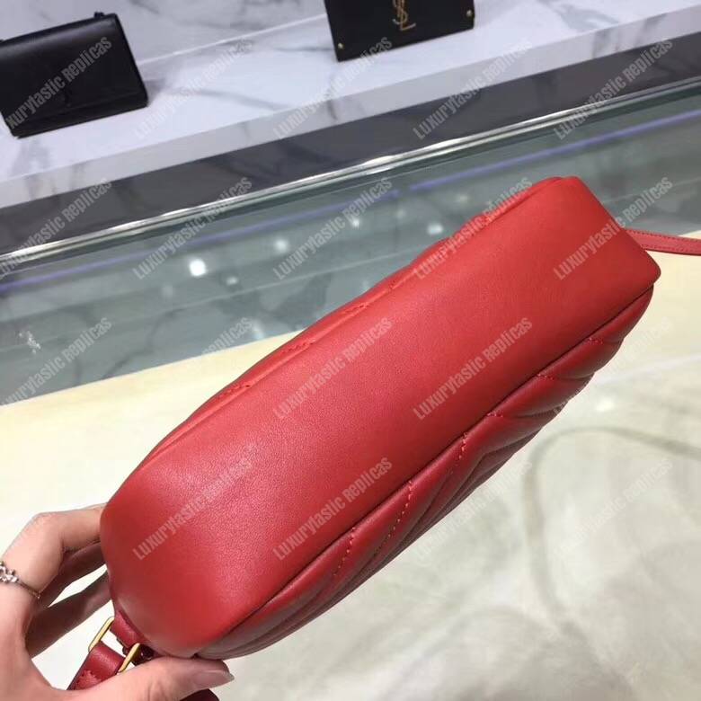 Saint Laurent Lou Camera Bag Eros Red