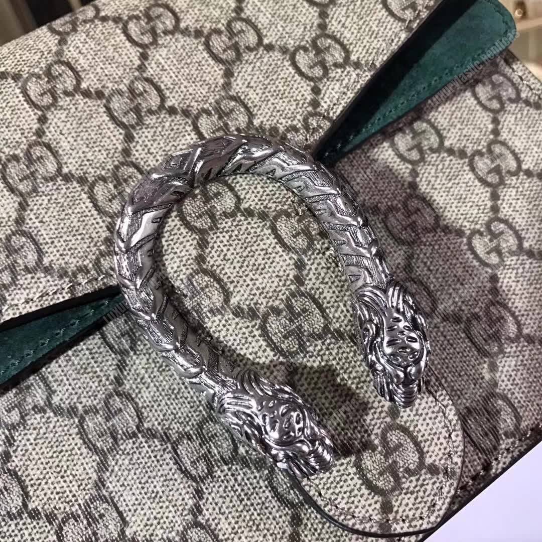 G*u*i dionysus mini gg shoulder bag beige green