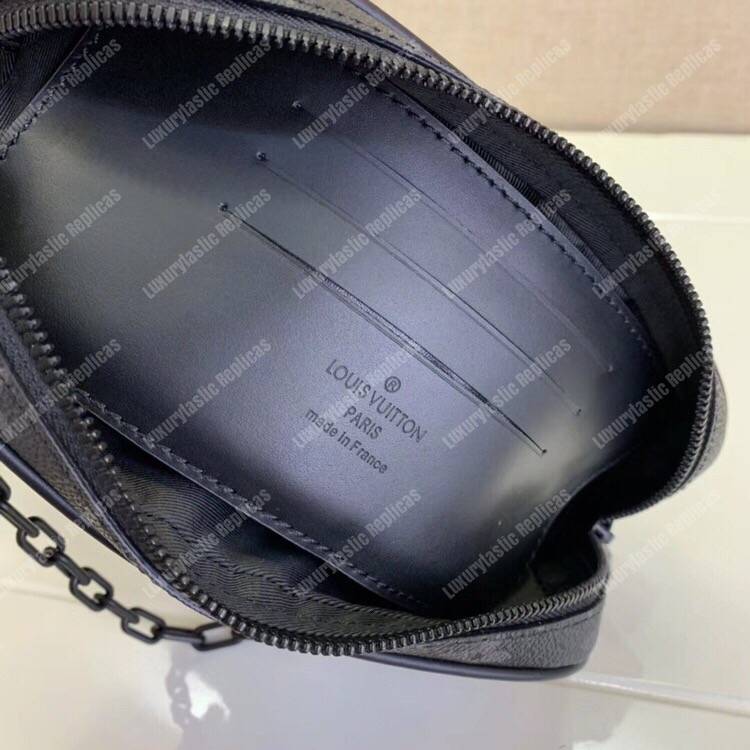 LV Pochette Volga Monogram Eclipse