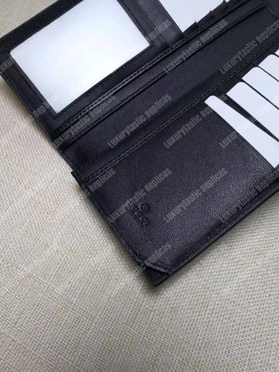 G*u*i gg signature long wallet black