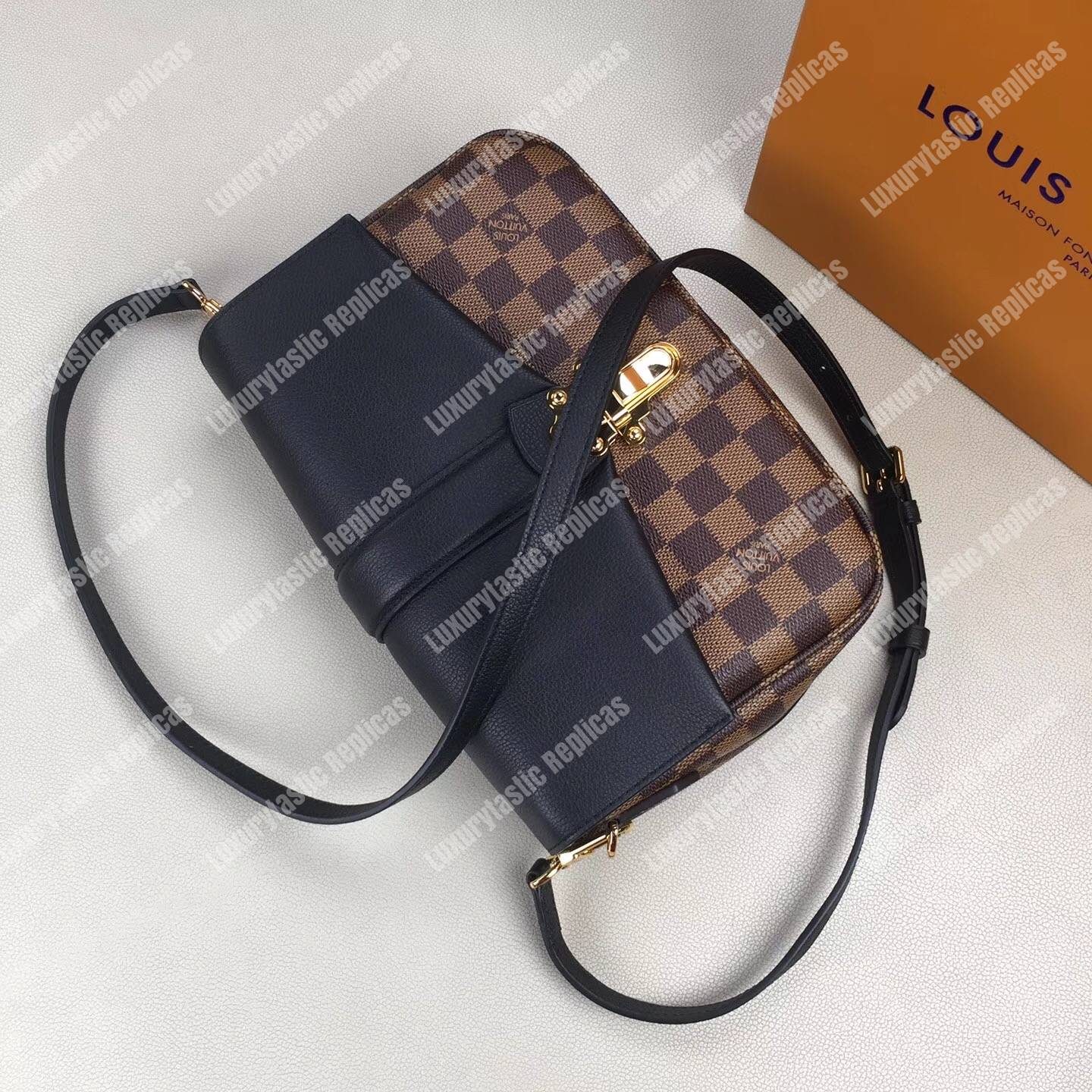 LV Clapton PM Damier Ebene Noir