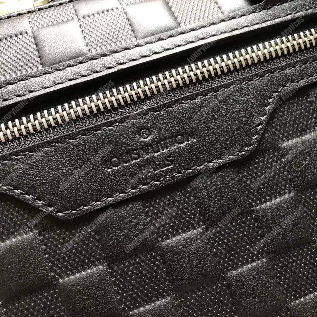 LV Avenue Soft Briefcase Damier Infini Leather Onyx