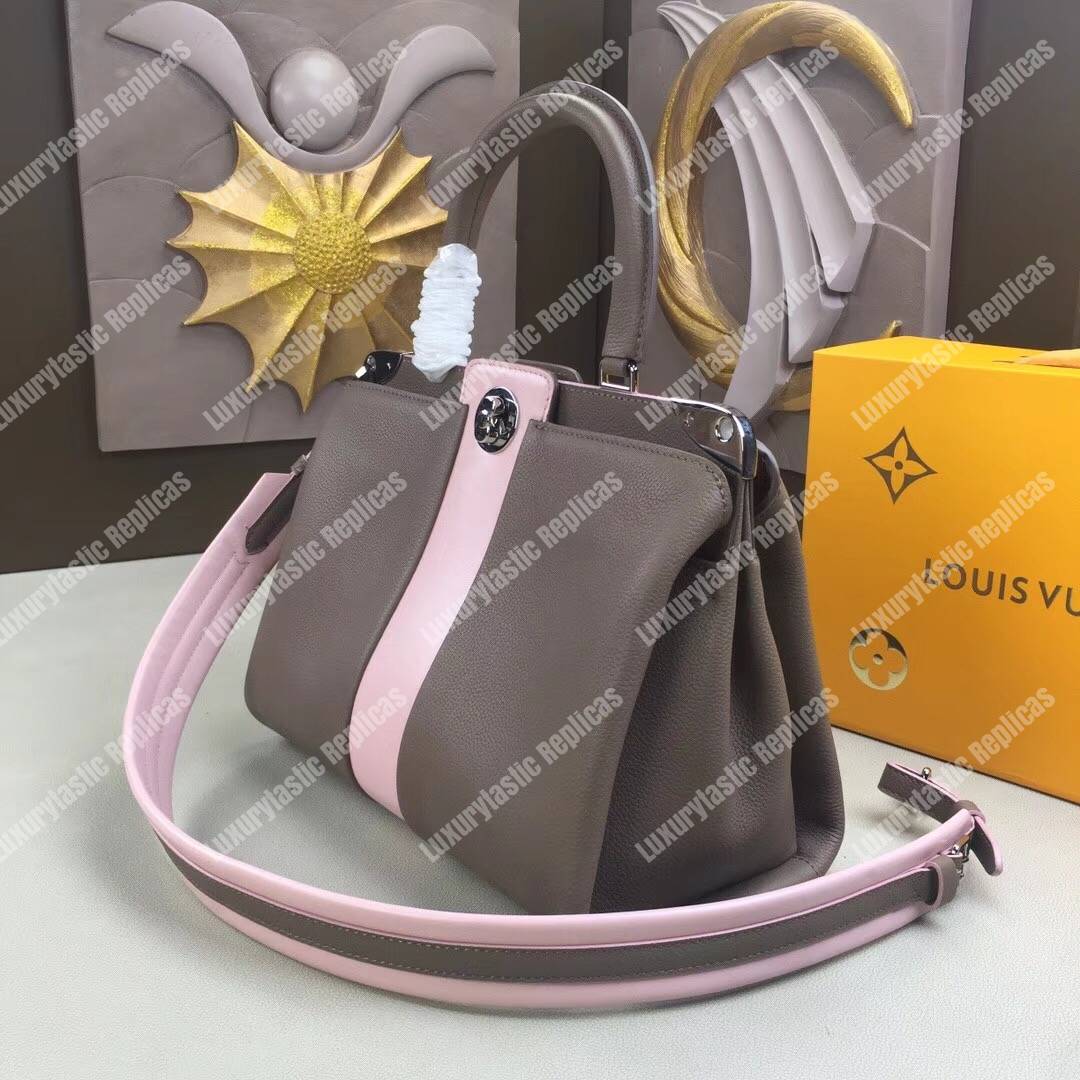 LV Astrid Veau Nuage Leather Taupe