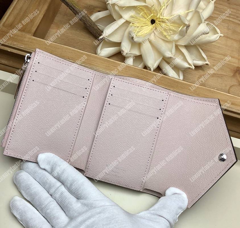 LV Special Edition Victorine Wallet Epi leather in pale-pink Rose Ballerine