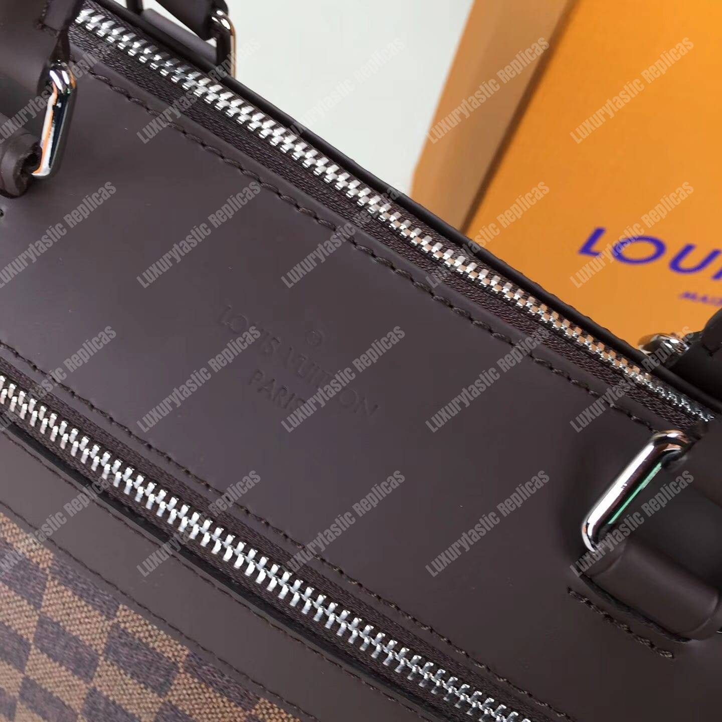 LV Porte-Documents Jour Damier Ebene Canvas