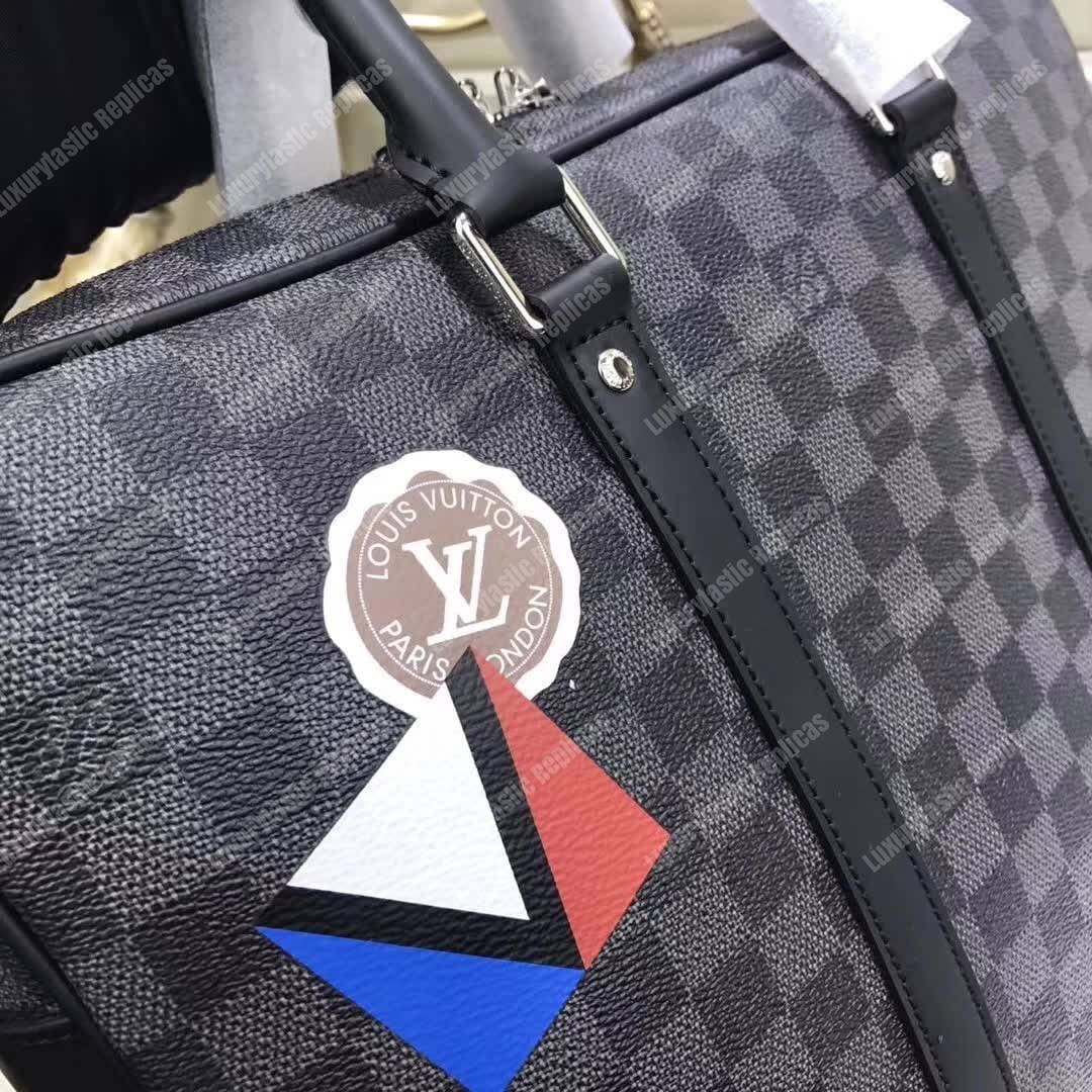 LV Porte-Documents Voyage PM Bag Damier Graphite Canvas LV League 2017