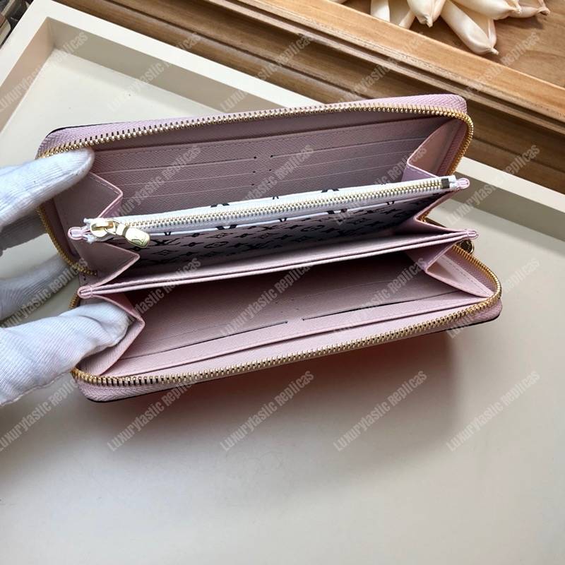 LV Zippy Wallet Monogram Rouge