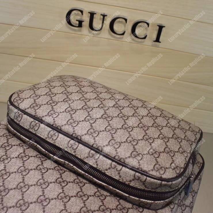 G*u*i gg sup*e backpack beige/ebony canvas