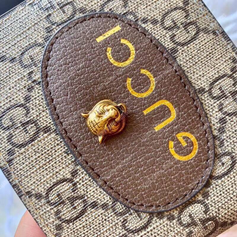 G*u*i neo vintage gg sup*e wallet beige ebony