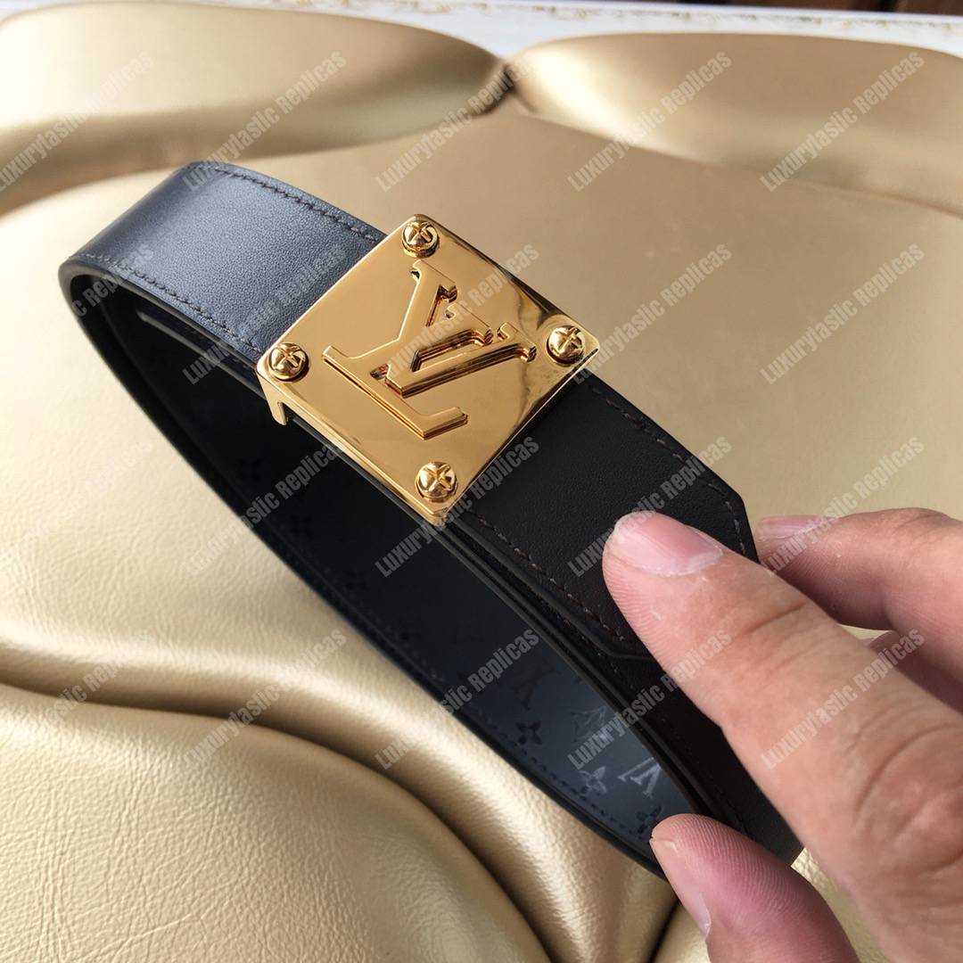 LV Morningram 30mm Reversible Belt Black