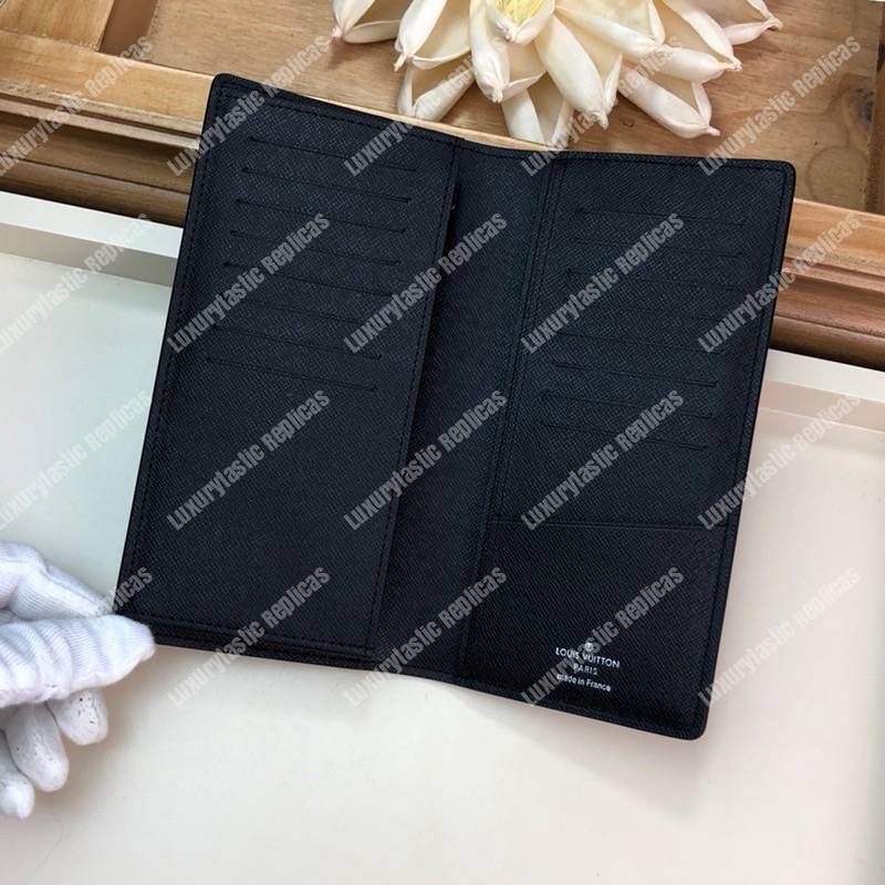 LV Abloh Brazza Wallet Taiga