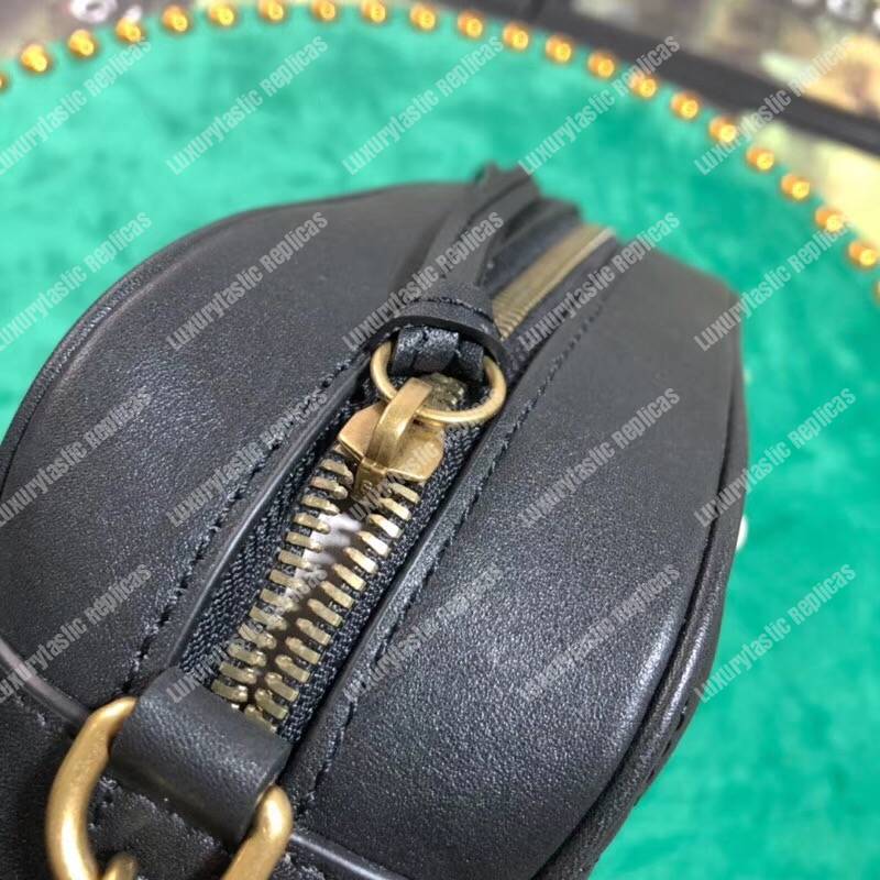 G*u*i gg marmont small matelassé shoulder bag with pearls black