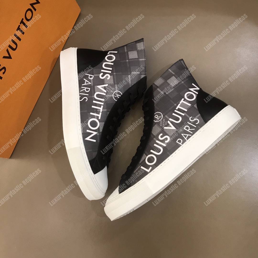 LV Tattoo Sneaker Boot Black