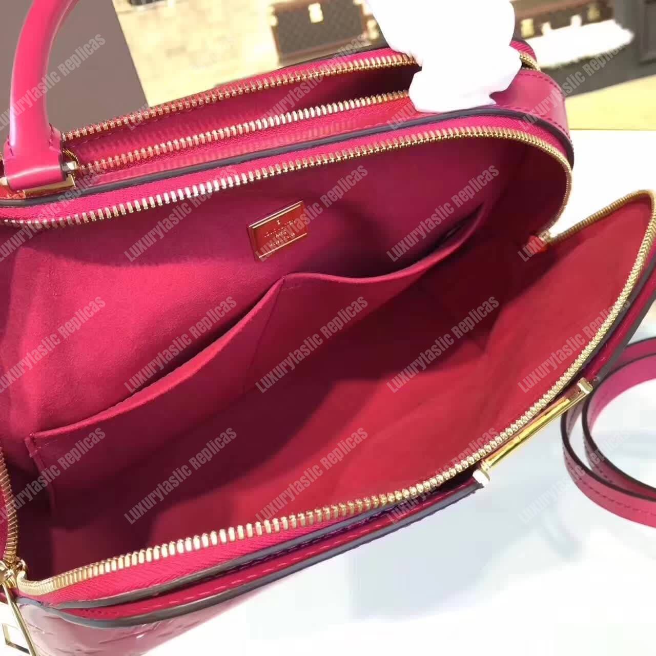 LV Melrose Monogram Vernis Hot Pink