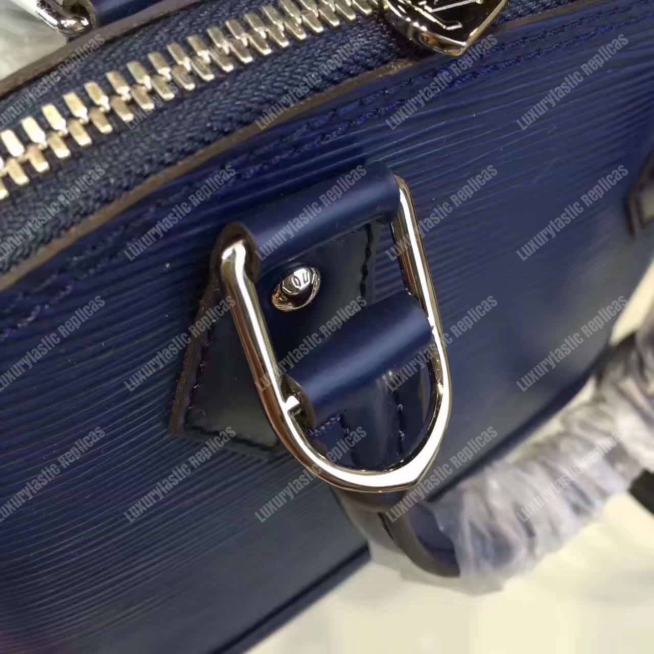 LV Alma BB Epi Leather Indigo
