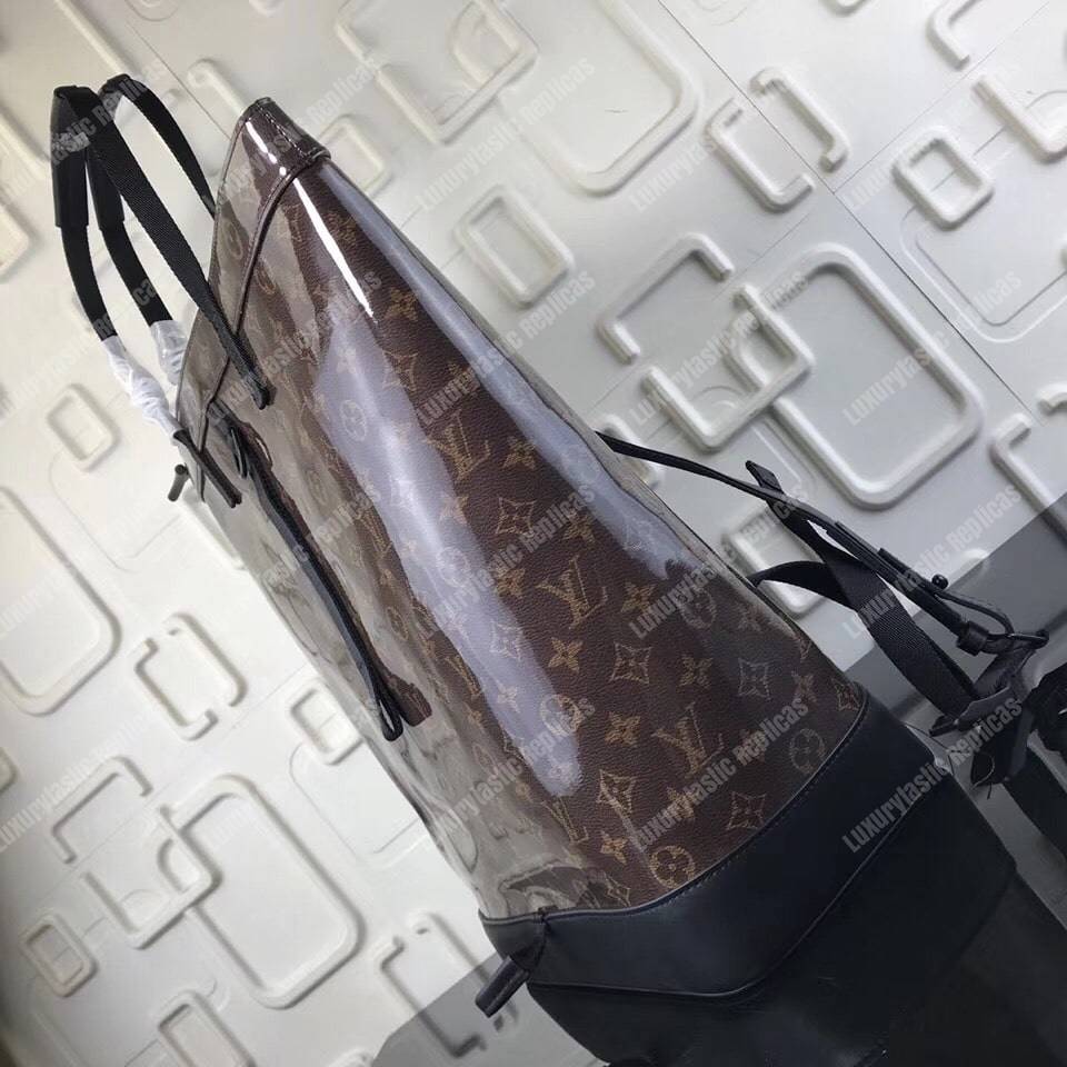 LV Zipped Tote Monogram Glaze