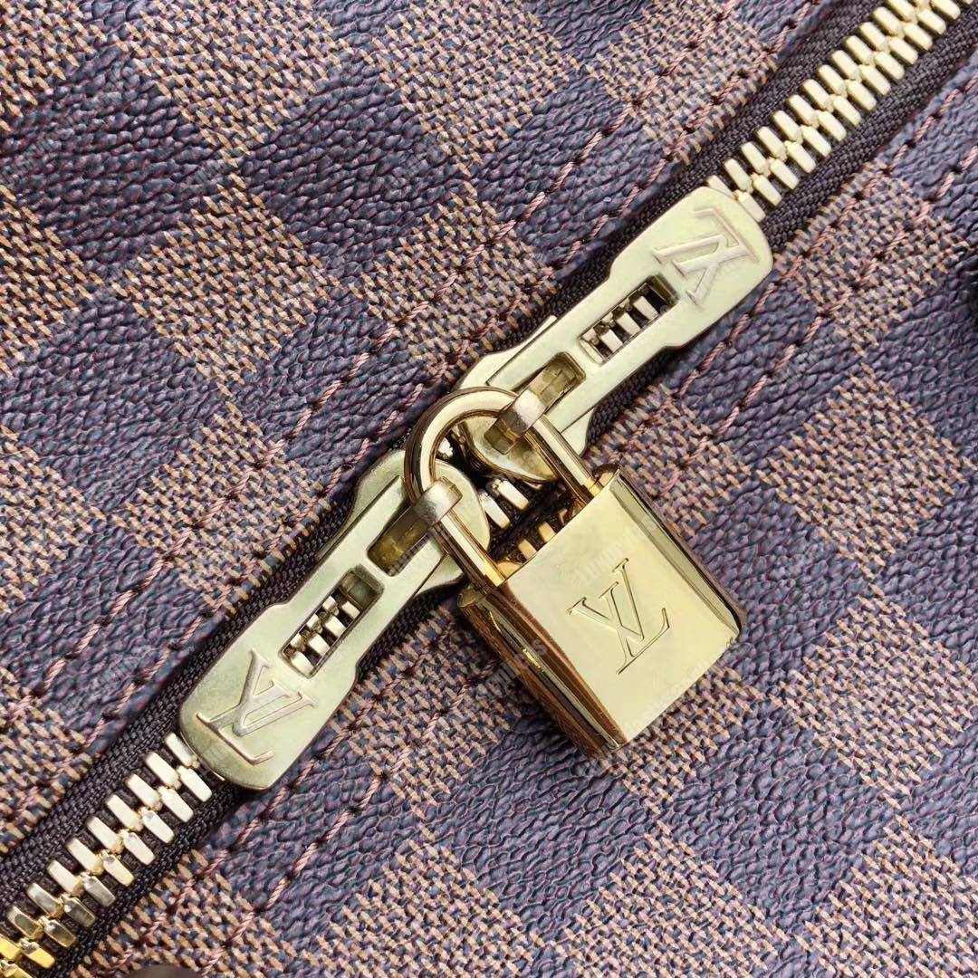 LV Keepall Bandouliere 55 Damier Ebene
