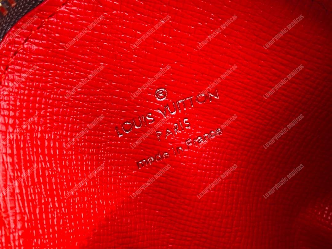 LV Round Coin Purse Monogram Cherry