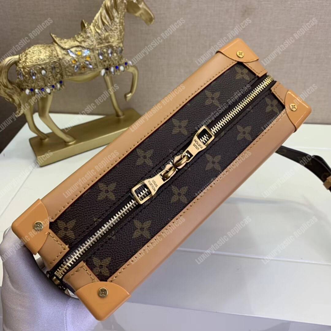 LV Soft Trunk Monogram Coated Canvas