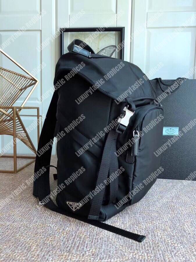 Pra*a technical fabric backpack black