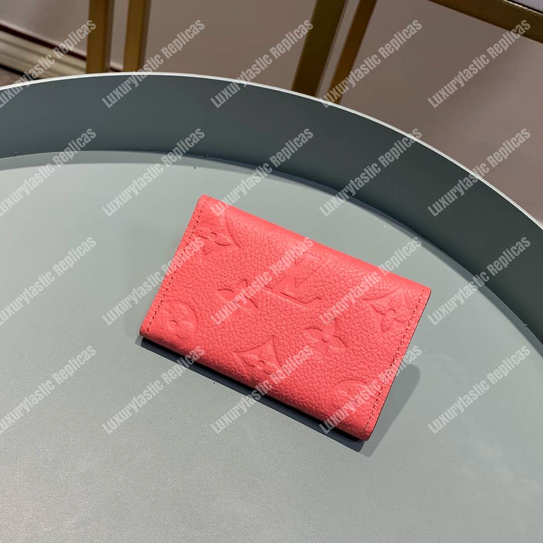 LV 6 KEY HOLDER Monogram Empreinte leather Cherry