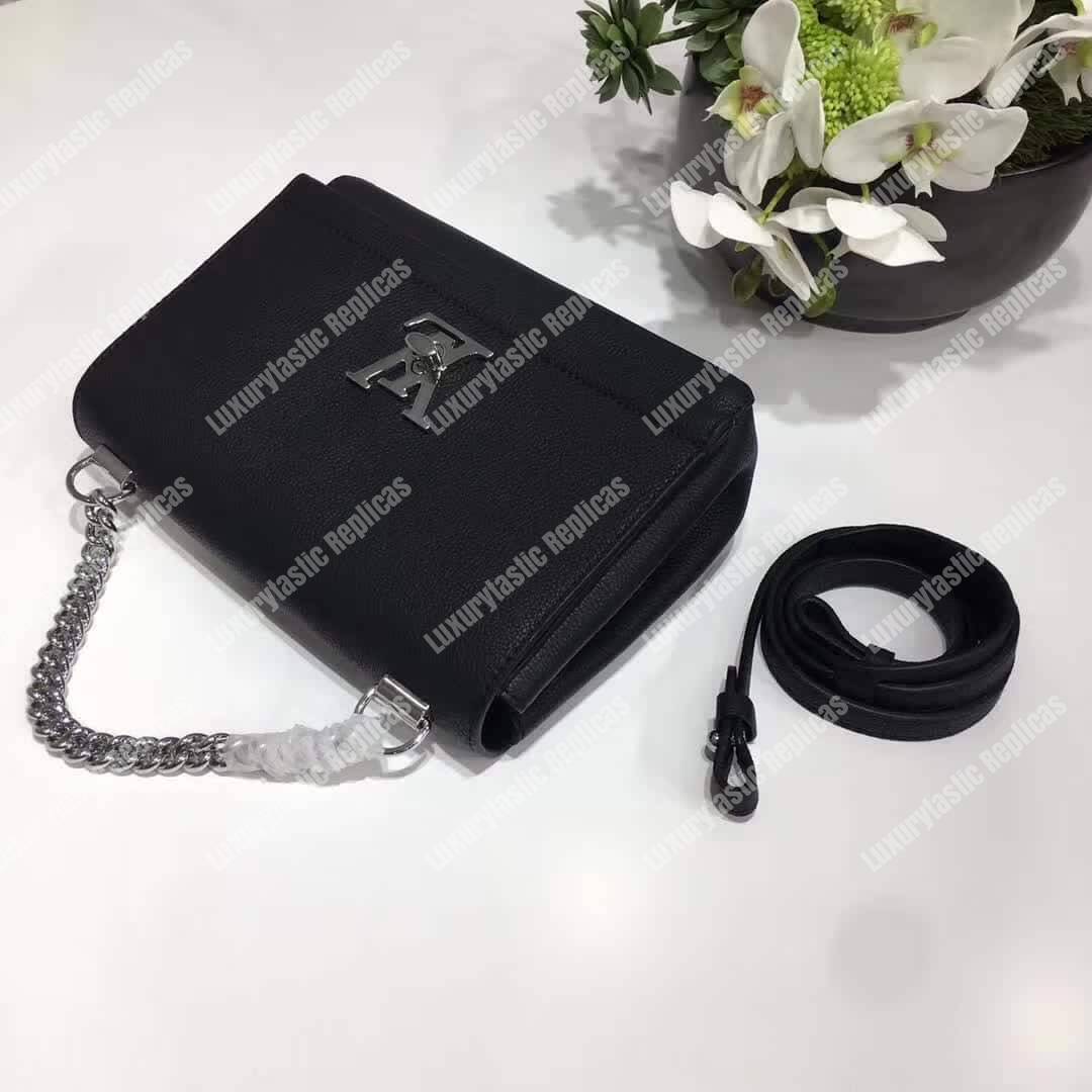 LV Lockme II BB Bag Taurillon Leather Noir