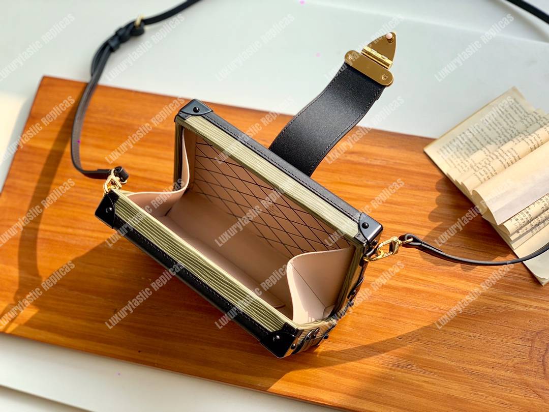 LV Petite Malle Epi Leather Kaki Fango