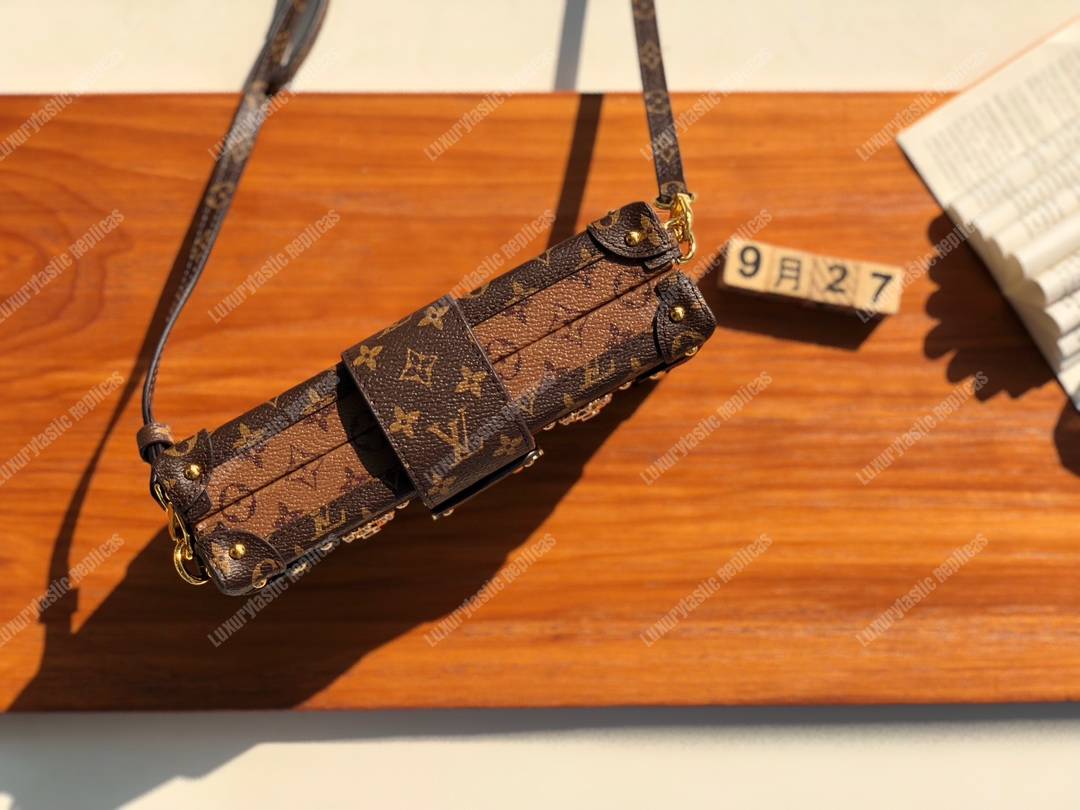 LV Petite Malle Monogram Reverse Canvas