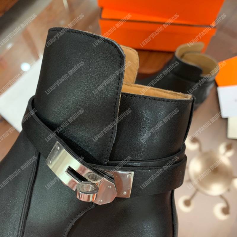 H**mes neo ankle boot black