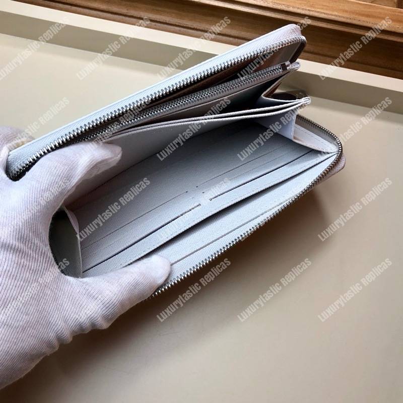LV Zippy Organizer Monogram White