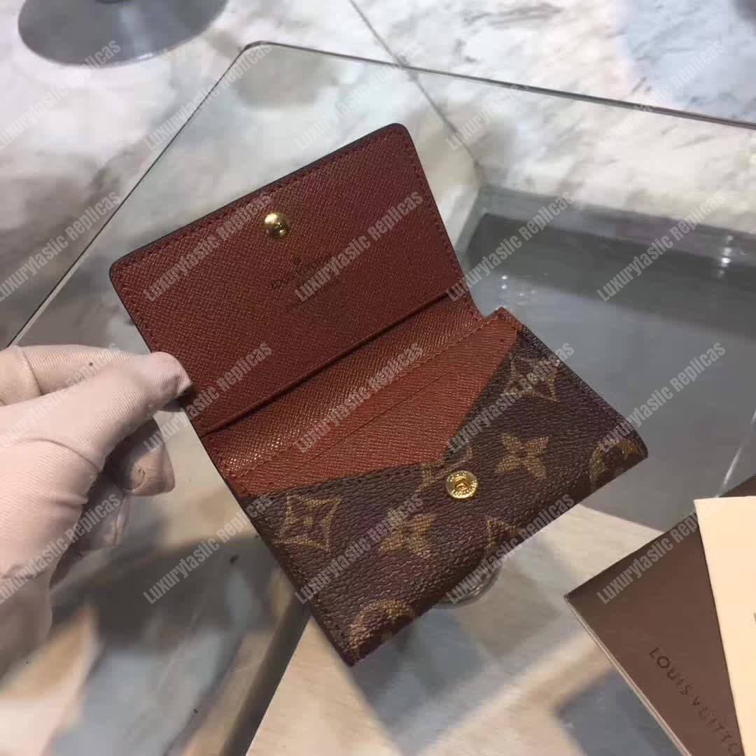 LV Enveloppe Carte De Visite Monogram