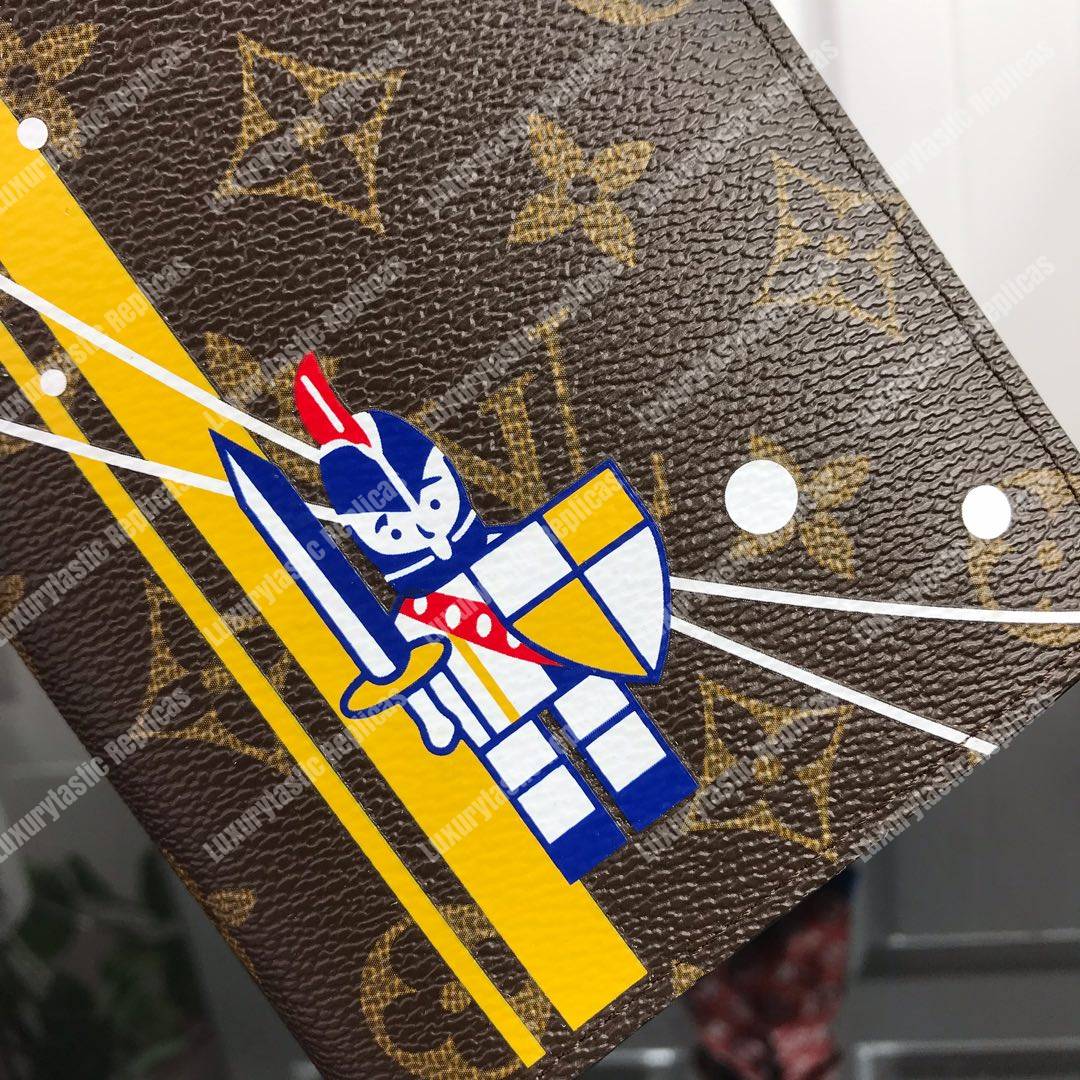 LV Knights Brazza Wallet Monogram Canvas