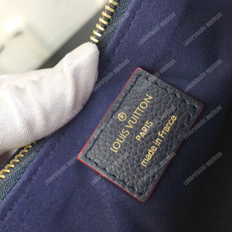 LV Surene BB Monogram Empreinte Leather Marine Rouge