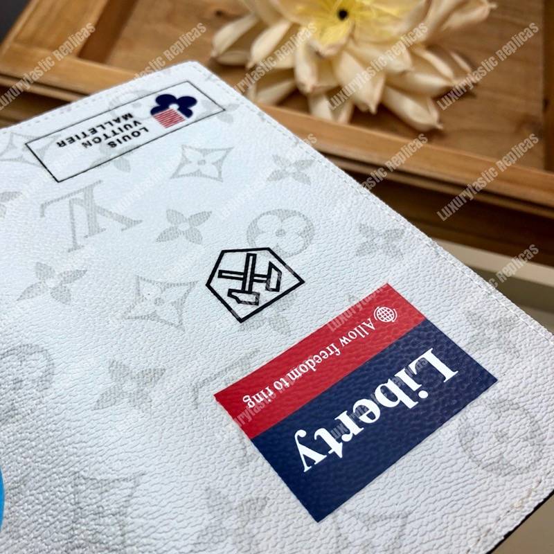 LV Brazza Wallet Monogram White