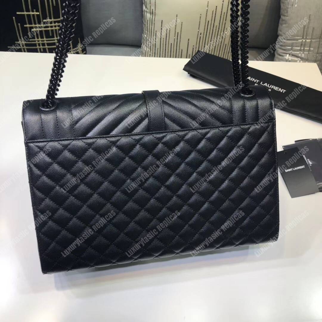 Saint Laurent Classic Large Soft Envelope Black