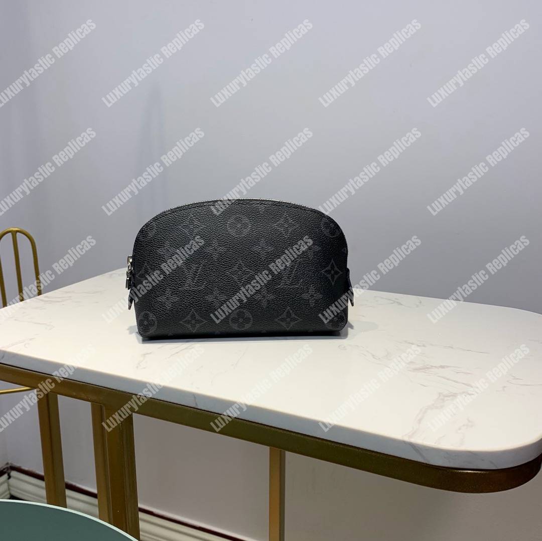 LV Cosmetic Pouch PM Monogram Eclipse