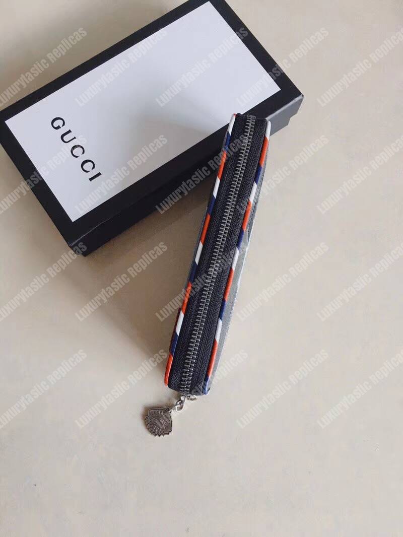 night courrier gg Sup*e zip around wallet