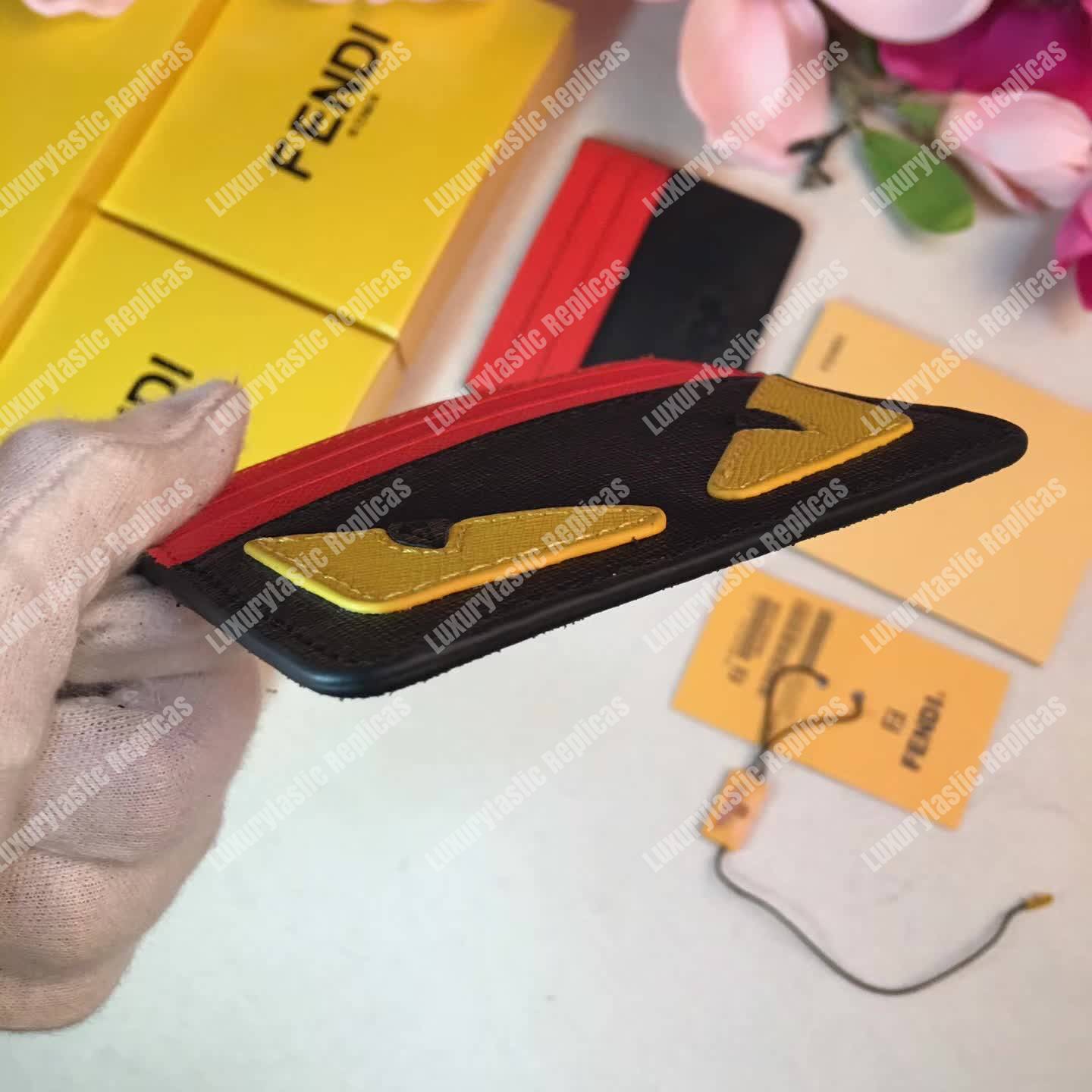 F**di multicolour card case