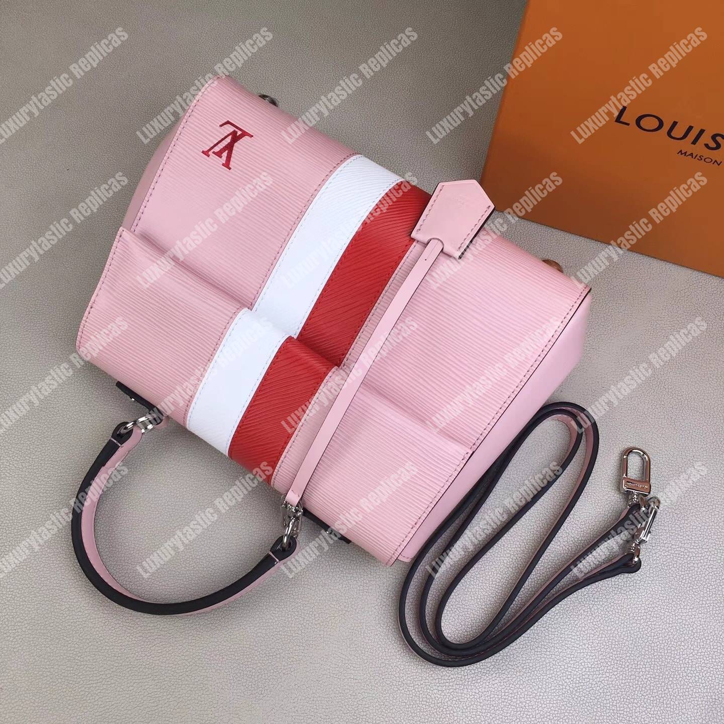 LV Cluny BB Epi Leather Rose Ballerine