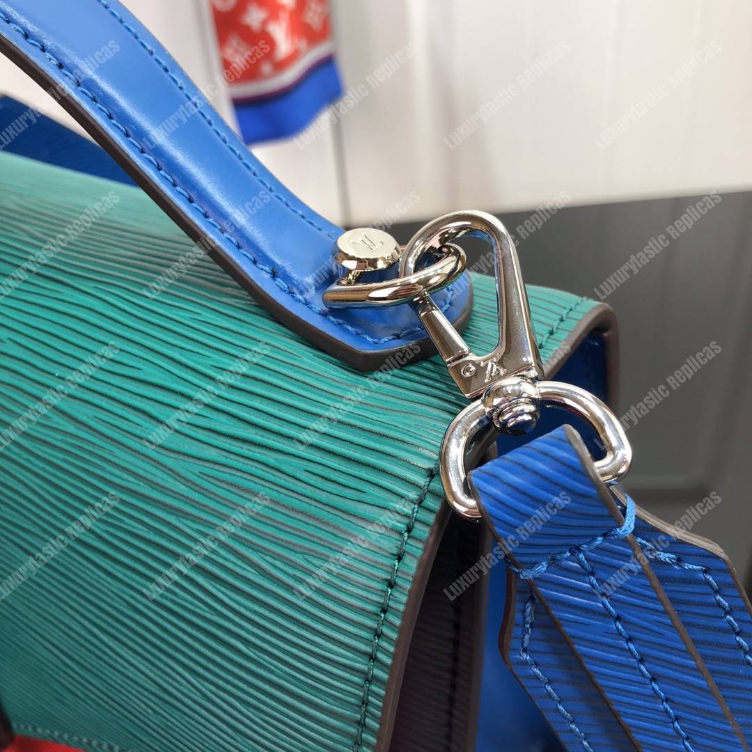 LV Pochette Epi Leather Red/Green/Blue