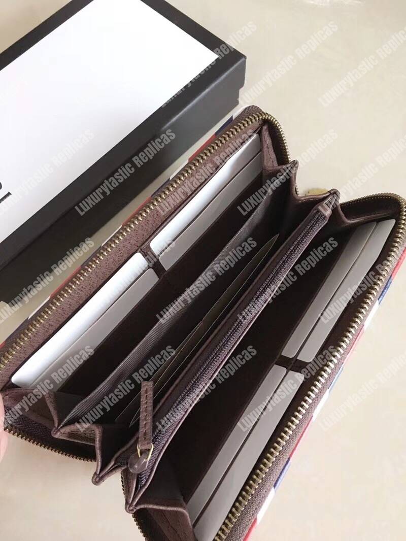 G*u*i courier gg sup*e zip around wallet